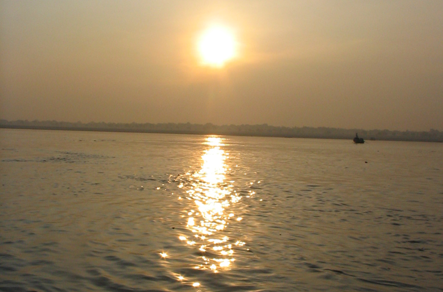 Photo Taken of Ganges River in Varanasi, India (2005)