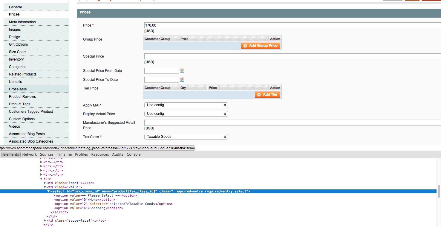 magento attribute code source code inspection